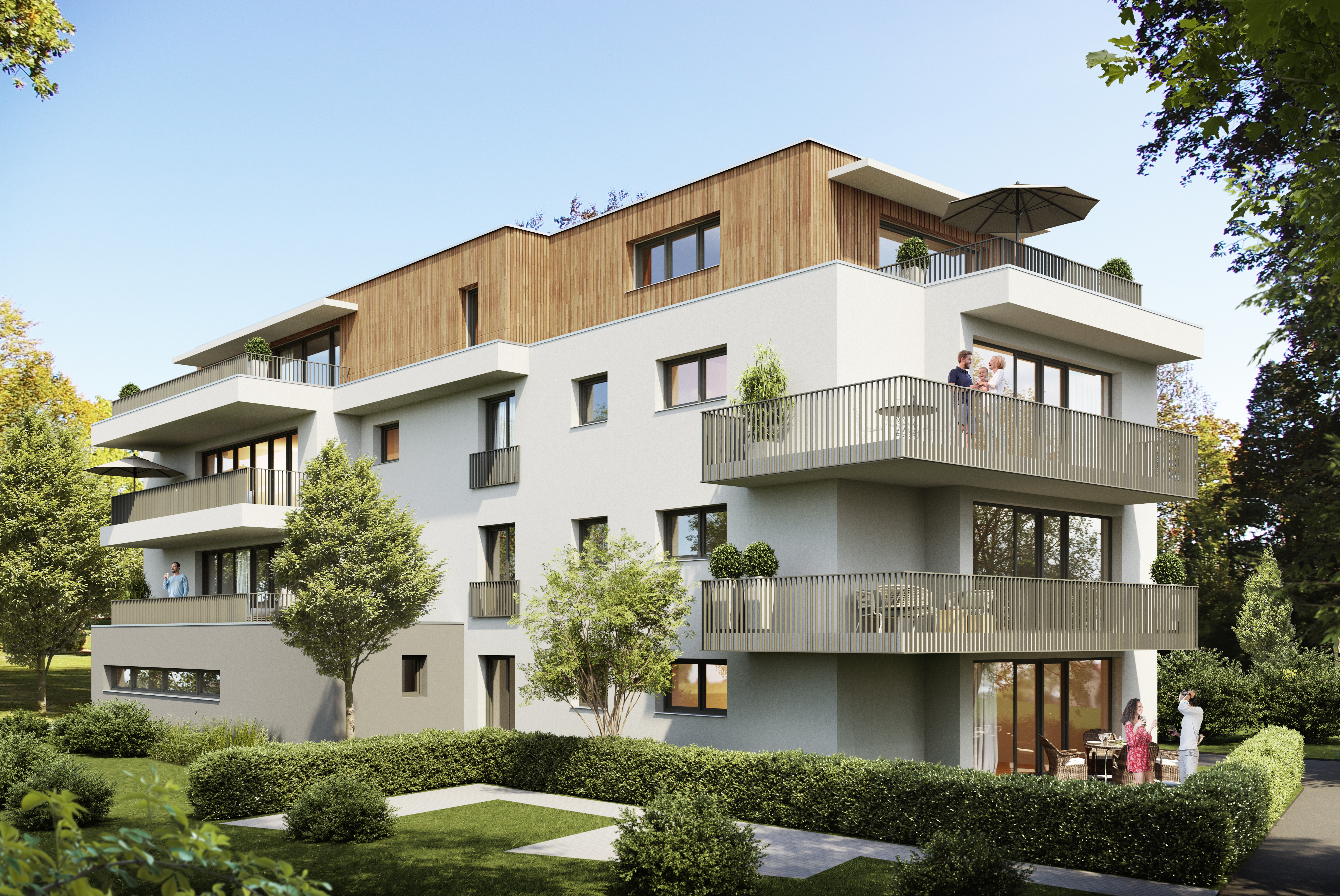 PEQ Weinstadt – Mehrfamilienhaus Ansicht 1